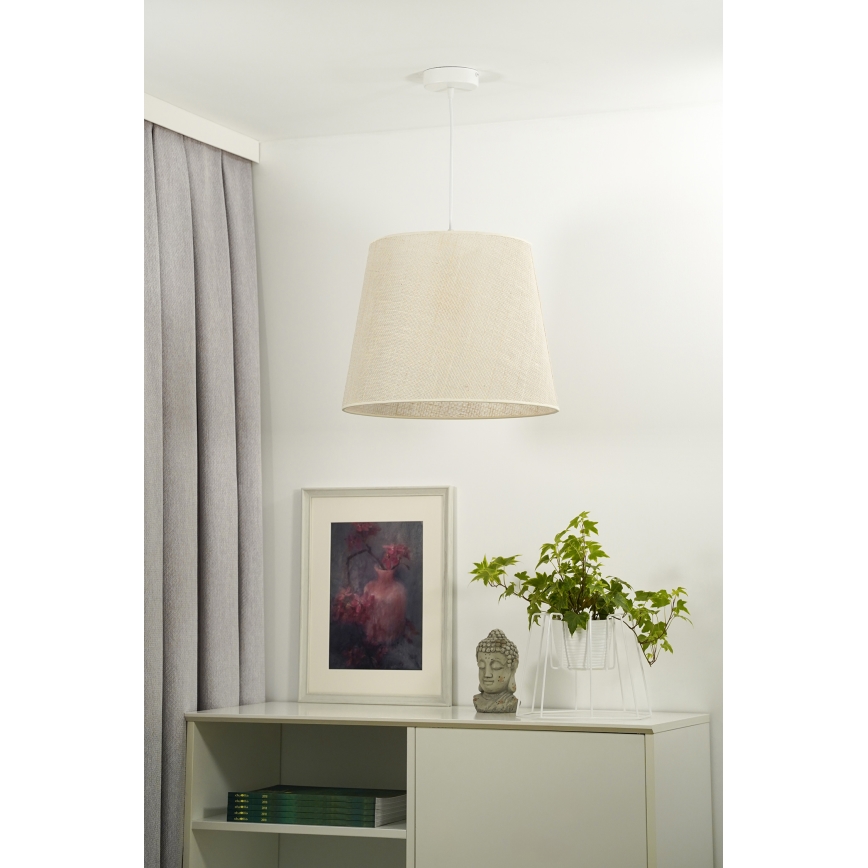 Duolla - Luster na sajli YUTE 1xE27/15W/230V pr. 38 cm siva