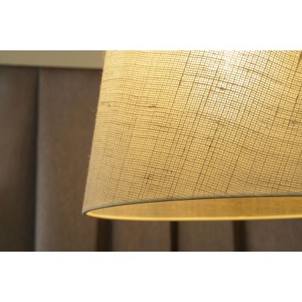 Duolla - Luster na sajli YUTE 1xE27/15W/230V pr. 38 cm siva