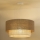 Duolla - Luster na sajli YUTE BOHO 1xE27/15W/230V pr. 45 cm smeđa/krem
