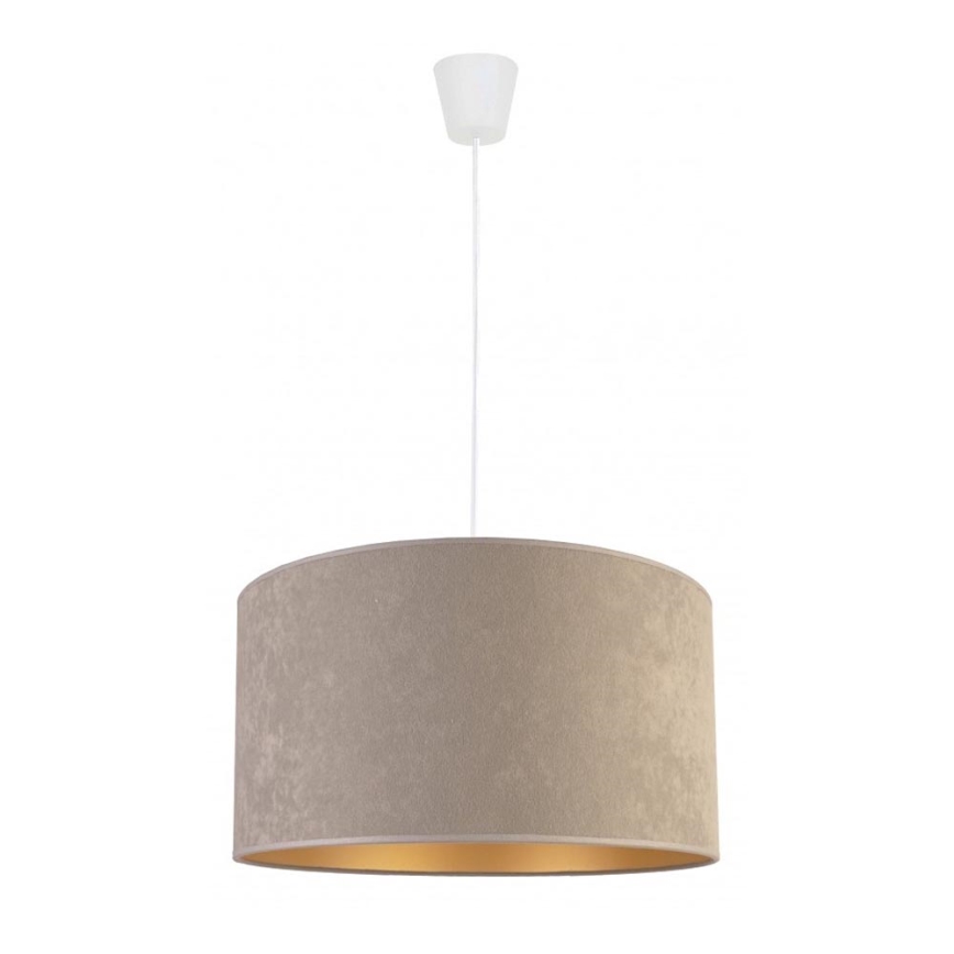 Duolla - Luster na užetu ROLLER 1xE27/40W/230V promjer 40 cm siva