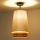 Duolla - Nadgradni luster BELL SHINY 1xE27/15W/230V pr. 25 cm bijela/bakrena