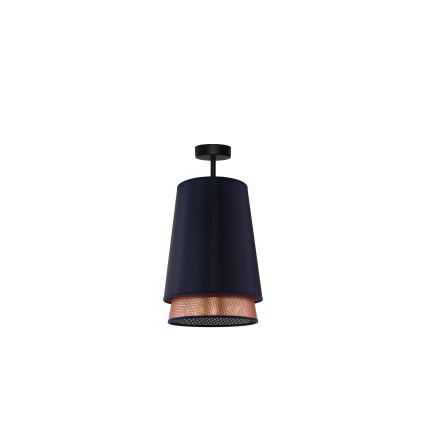 Duolla - Nadgradni luster BELL SHINY 1xE27/15W/230V pr. 25 cm plava/bakrena