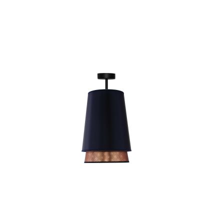 Duolla - Nadgradni luster BELL SHINY 1xE27/15W/230V pr. 25 cm plava/bakrena