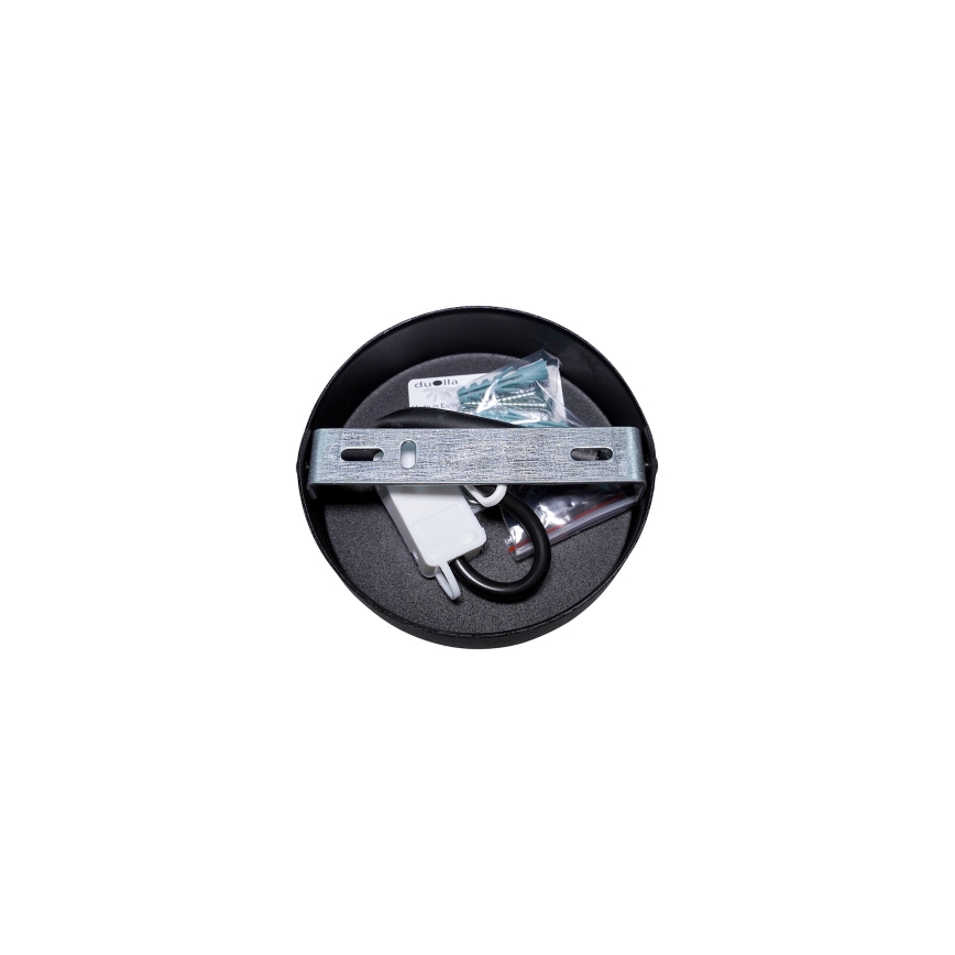 Duolla - Nadgradni luster BELL SHINY 1xE27/15W/230V pr. 25 cm plava/bakrena