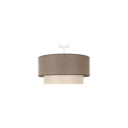 Duolla - Nadgradni luster BOHO ECO RECYCLING 1xE27/15W/230V pr. 45 cm smeđa/krem