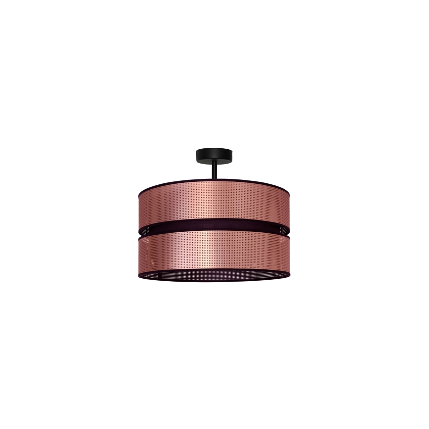 Duolla - Nadgradni luster COPPER SHINY 1xE27/15W/230V pr. 40 cm bakrena/crna