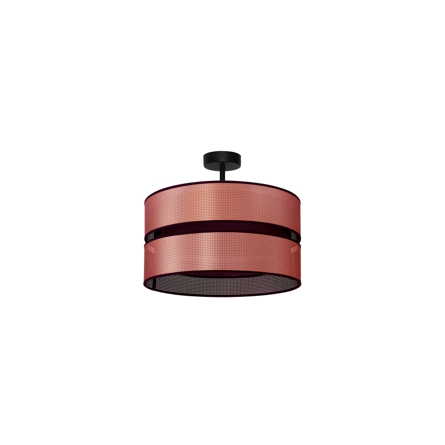 Duolla - Nadgradni luster COPPER SHINY 1xE27/15W/230V pr. 40 cm bakrena/crna