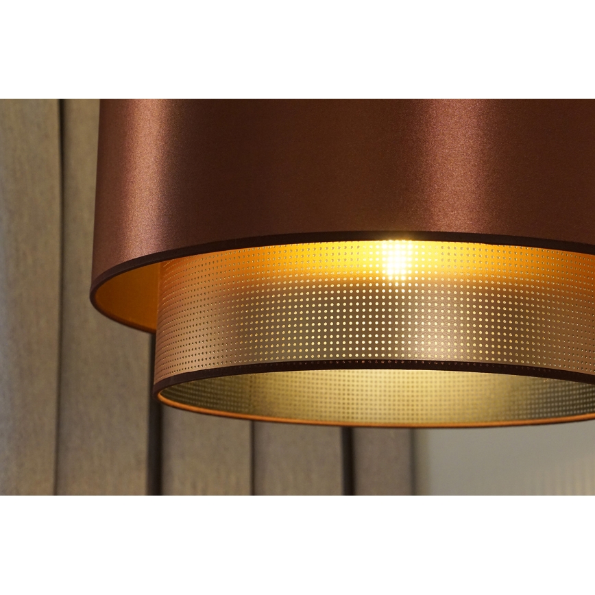 Duolla - Nadgradni luster COPPER SHINY 1xE27/15W/230V pr. 45 cm bakrena