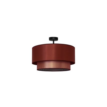 Duolla - Nadgradni luster COPPER SHINY 1xE27/15W/230V pr. 45 cm bakrena