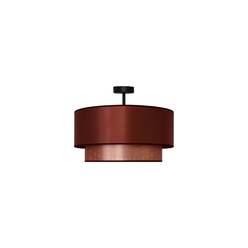 Duolla - Nadgradni luster COPPER SHINY 1xE27/15W/230V pr. 45 cm bakrena