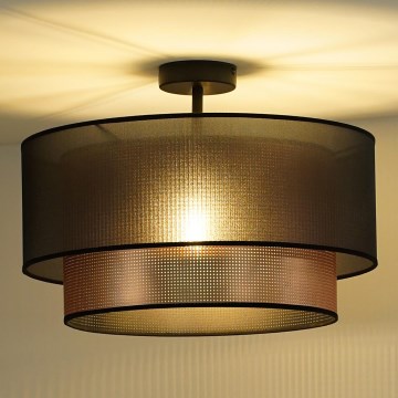 Duolla - Nadgradni luster COPPER SHINY 1xE27/15W/230V pr. 45 cm smeđa/bakrena