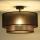Duolla - Nadgradni luster COPPER SHINY 1xE27/15W/230V pr. 45 cm smeđa/bakrena