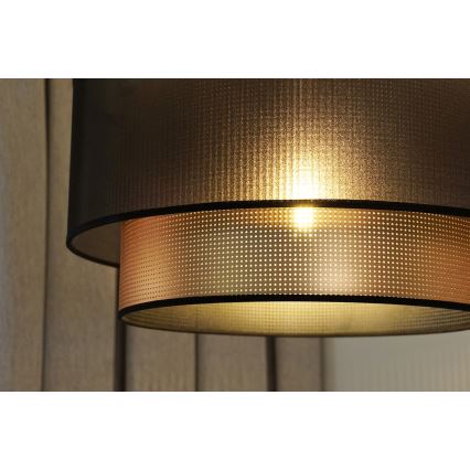 Duolla - Nadgradni luster COPPER SHINY 1xE27/15W/230V pr. 45 cm smeđa/bakrena