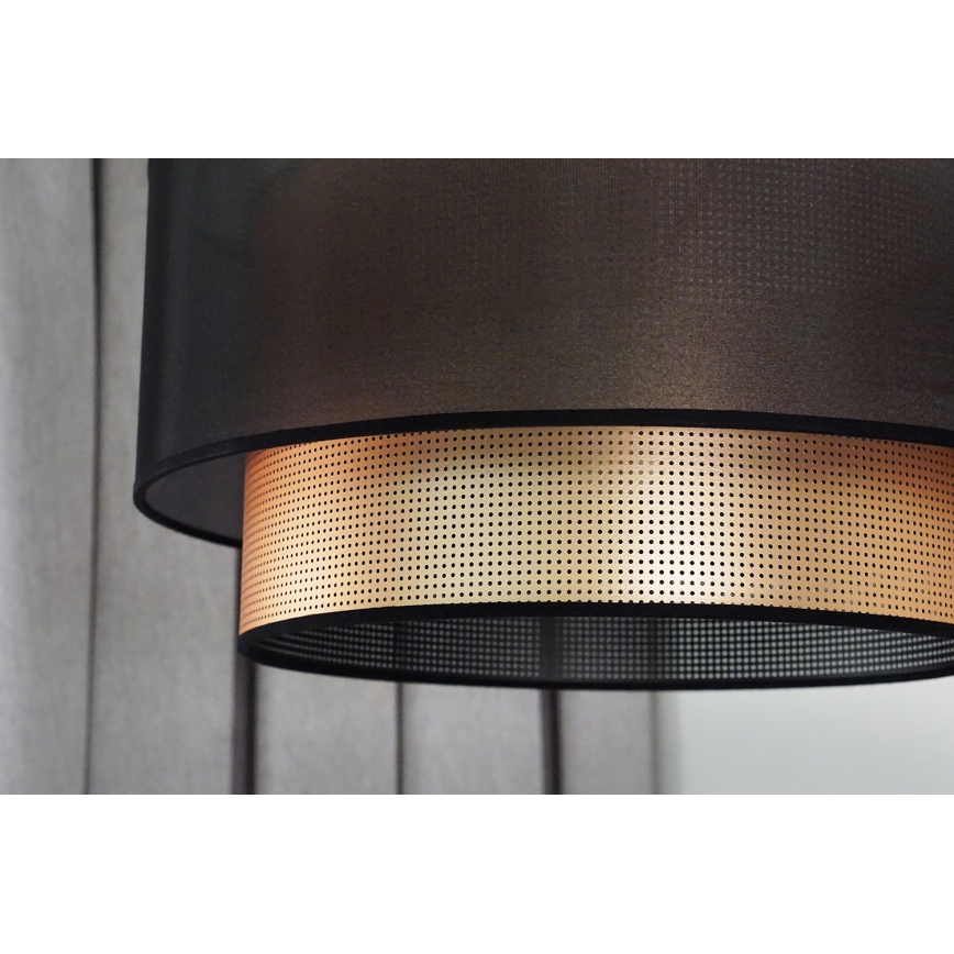 Duolla - Nadgradni luster COPPER SHINY 1xE27/15W/230V pr. 45 cm smeđa/bakrena