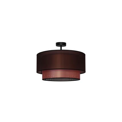 Duolla - Nadgradni luster COPPER SHINY 1xE27/15W/230V pr. 45 cm smeđa/bakrena