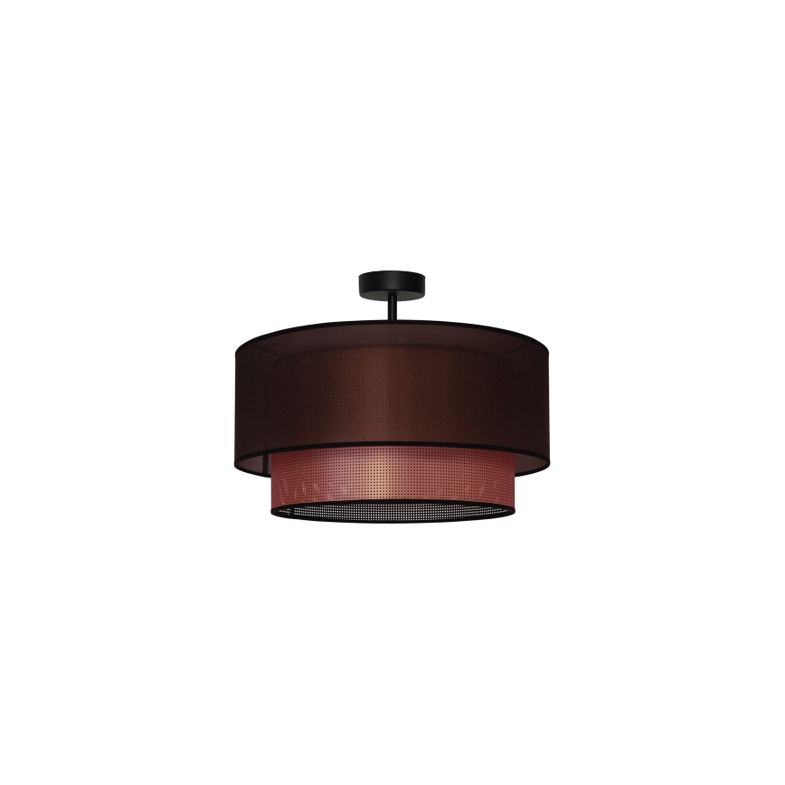 Duolla - Nadgradni luster COPPER SHINY 1xE27/15W/230V pr. 45 cm smeđa/bakrena