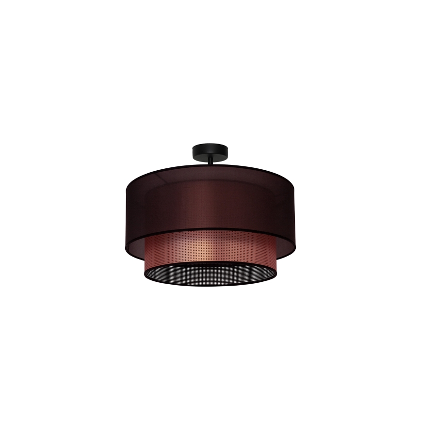 Duolla - Nadgradni luster COPPER SHINY 1xE27/15W/230V pr. 45 cm smeđa/bakrena