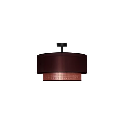 Duolla - Nadgradni luster COPPER SHINY 1xE27/15W/230V pr. 45 cm smeđa/bakrena