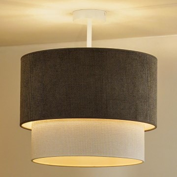 Duolla - Nadgradni luster CORDUROY 1xE27/15W/230V pr. 40 cm smeđa/krem