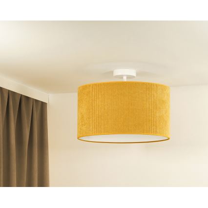 Duolla - Nadgradni luster CORDUROY 1xE27/15W/230V pr. 40 cm žuta