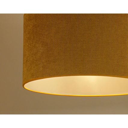 Duolla - Nadgradni luster CORDUROY 1xE27/15W/230V pr. 40 cm žuta