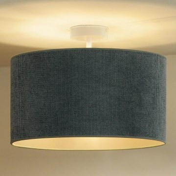 Duolla - Nadgradni luster CORDUROY 1xE27/15W/230V svijetla pr. 40 cm plava