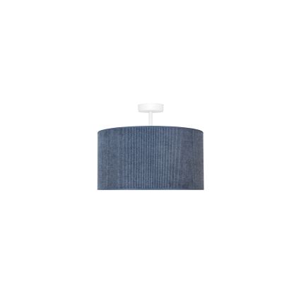 Duolla - Nadgradni luster CORDUROY 1xE27/15W/230V tamna pr. 40 cm plava