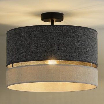 Duolla - Nadgradni luster DOUBLE 1xE27/15W/230V pr. 40 cm siva