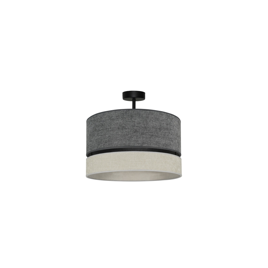 Duolla - Nadgradni luster DOUBLE 1xE27/15W/230V pr. 40 cm siva