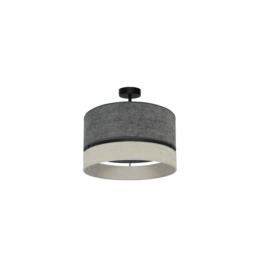 Duolla - Nadgradni luster DOUBLE 1xE27/15W/230V pr. 40 cm siva