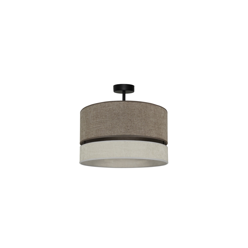 Duolla - Nadgradni luster DOUBLE 1xE27/15W/230V pr. 40 cm smeđa/siva