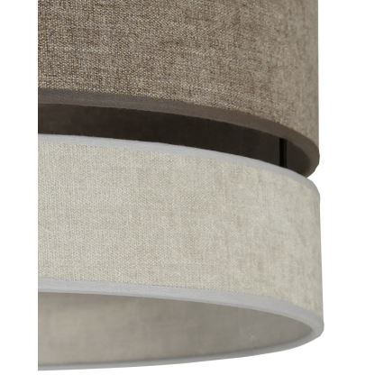 Duolla - Nadgradni luster DOUBLE 1xE27/15W/230V pr. 40 cm smeđa/siva