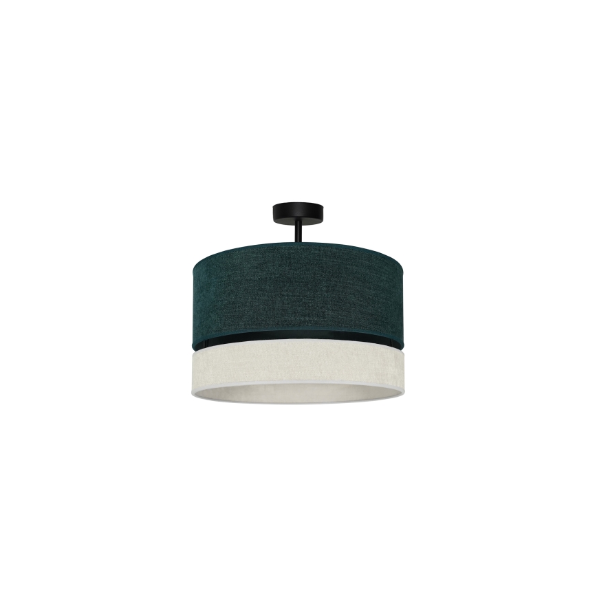 Duolla - Nadgradni luster DOUBLE 1xE27/15W/230V pr. 40 cm zelena/siva