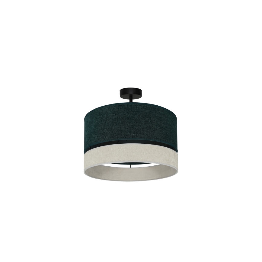 Duolla - Nadgradni luster DOUBLE 1xE27/15W/230V pr. 40 cm zelena/siva