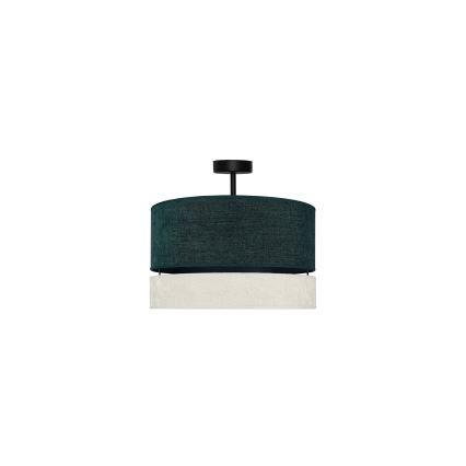 Duolla - Nadgradni luster DOUBLE 1xE27/15W/230V pr. 40 cm zelena/siva