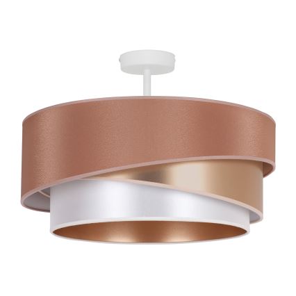 Duolla - Nadgradni luster KOBO 1xE27/15W/230V pr. 45 cm bakrena/zlatna/bijela