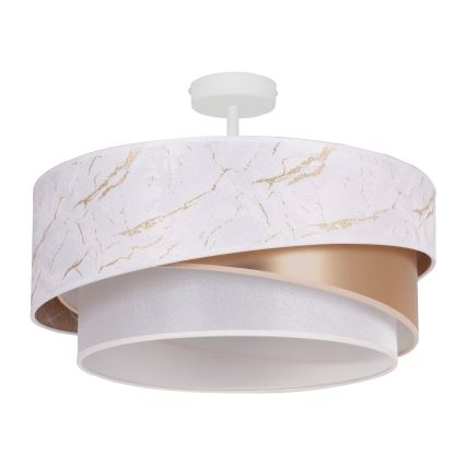 Duolla - Nadgradni luster KOBO 1xE27/15W/230V pr. 45 cm bijela/zlatna