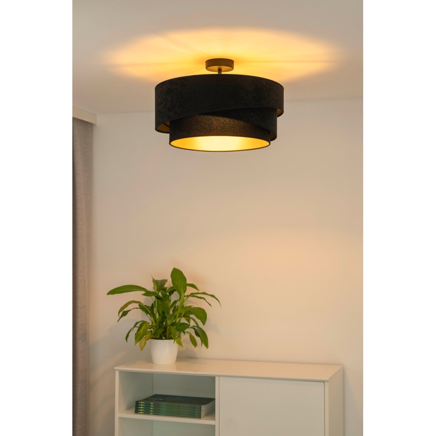 Duolla - Nadgradni luster KOBO 1xE27/15W/230V pr. 45 cm crna