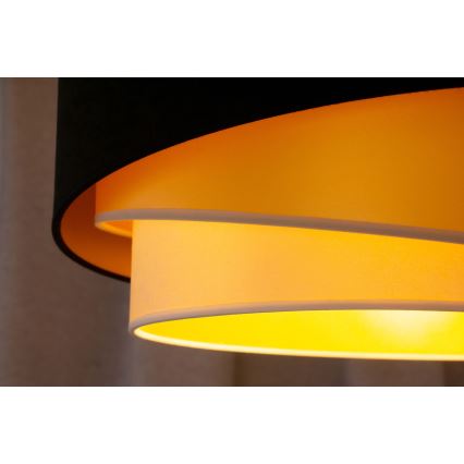 Duolla - Nadgradni luster KOBO 1xE27/15W/230V pr. 45 cm crna/zlatna/krem