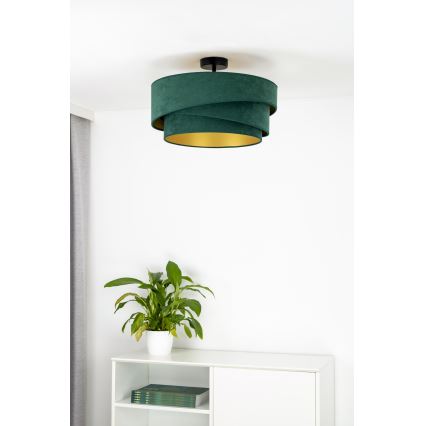 Duolla - Nadgradni luster KOBO 1xE27/15W/230V pr. 45 cm zelena