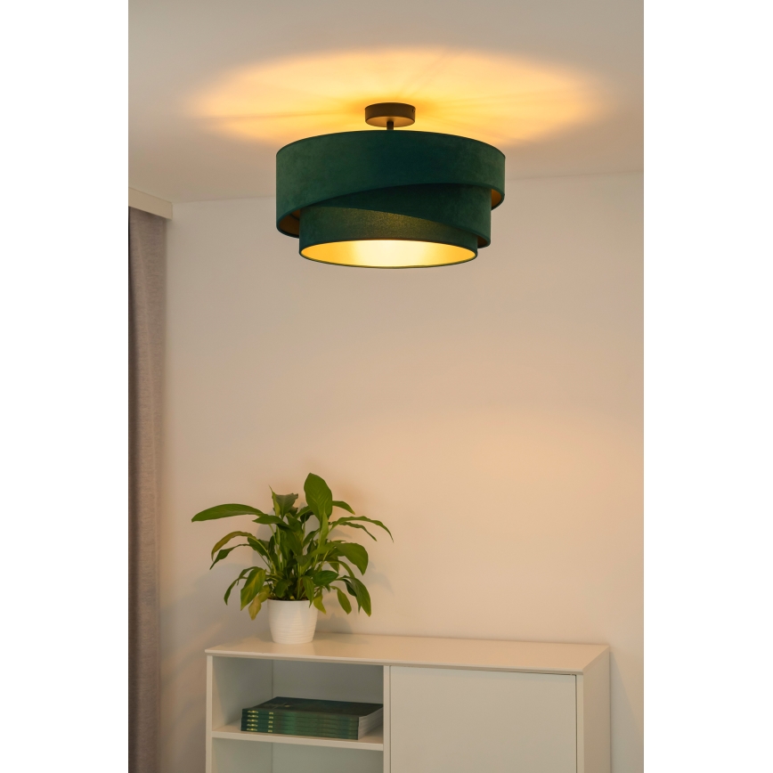 Duolla - Nadgradni luster KOBO 1xE27/15W/230V pr. 45 cm zelena