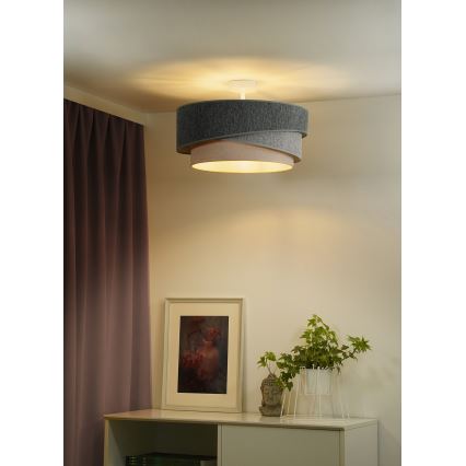 Duolla - Nadgradni luster KOBO ECO RECYCLING 1xE27/15W/230V pr. 45 cm zelena/siva/krem