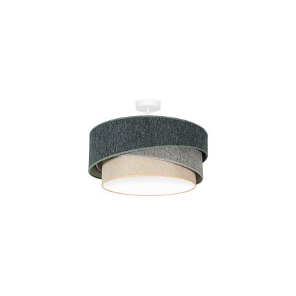 Duolla - Nadgradni luster KOBO ECO RECYCLING 1xE27/15W/230V pr. 45 cm zelena/siva/krem