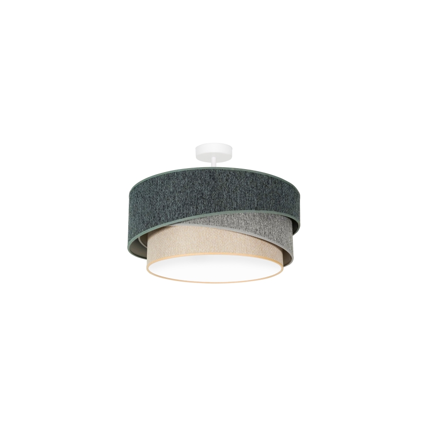 Duolla - Nadgradni luster KOBO ECO RECYCLING 1xE27/15W/230V pr. 45 cm zelena/siva/krem