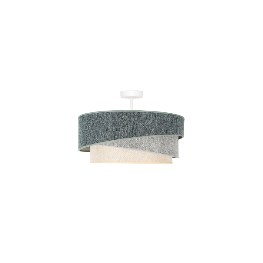 Duolla - Nadgradni luster KOBO ECO RECYCLING 1xE27/15W/230V pr. 45 cm zelena/siva/krem