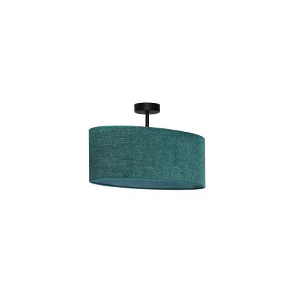 Duolla - Nadgradni luster OVAL 1xE27/15W/230V zelena