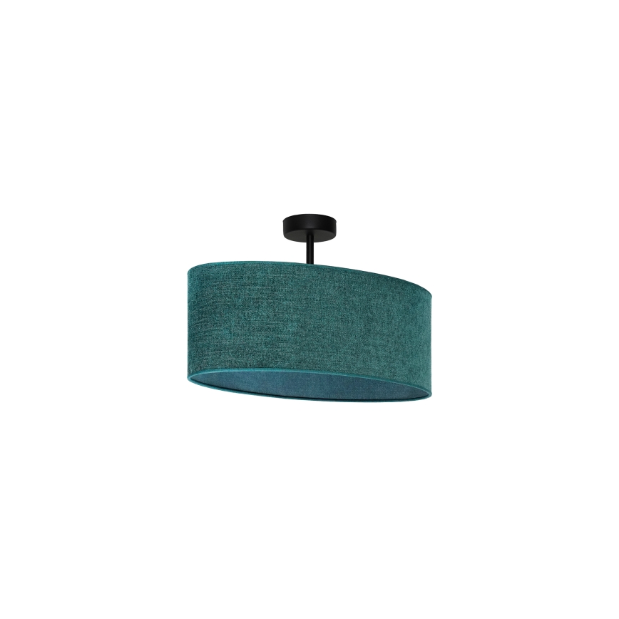 Duolla - Nadgradni luster OVAL 1xE27/15W/230V zelena