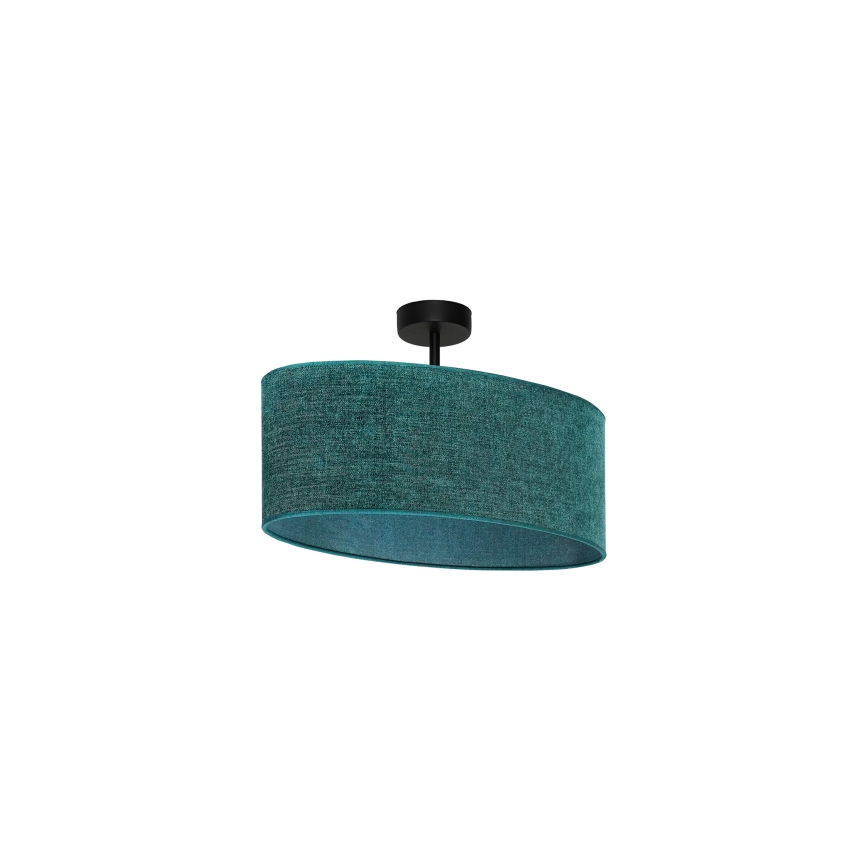 Duolla - Nadgradni luster OVAL 1xE27/15W/230V zelena