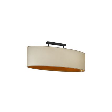 Duolla - Nadgradni luster OVAL VEGAN 2xE27/15W/230V bež