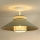 Duolla - Nadgradni luster RIO RATTAN 1xE27/15W/230V pr. 45 cm zelena/ratan